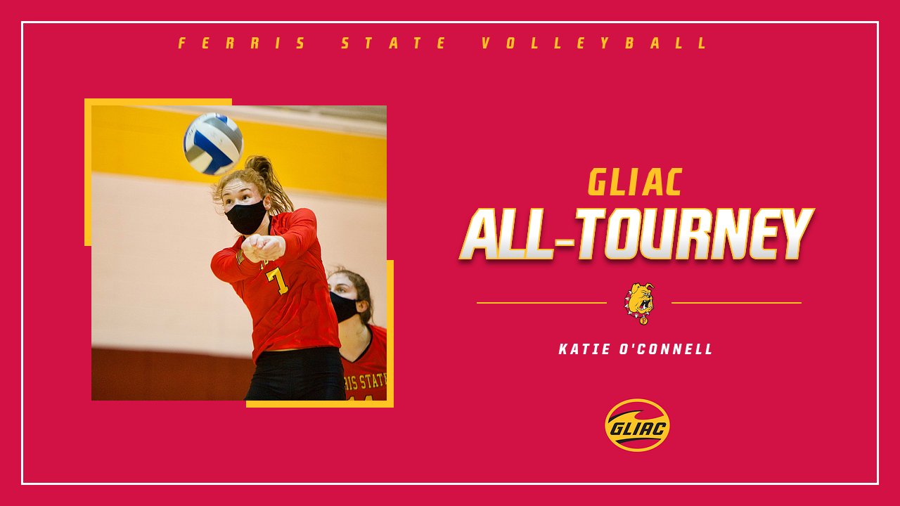 Ferris State's Katie O'Connell Named To GLIAC Volleyball All-Tourney Team