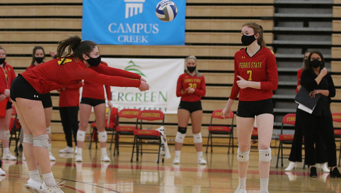 Ferris State Volleyball Closes Out Regular-Season With Second-Straight Sweep Over SVSU