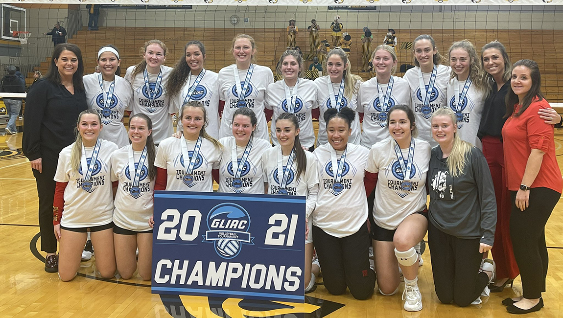Ferris State Volleyball Captures GLIAC Tournament Championship With Thrilling Win At Michigan Tech