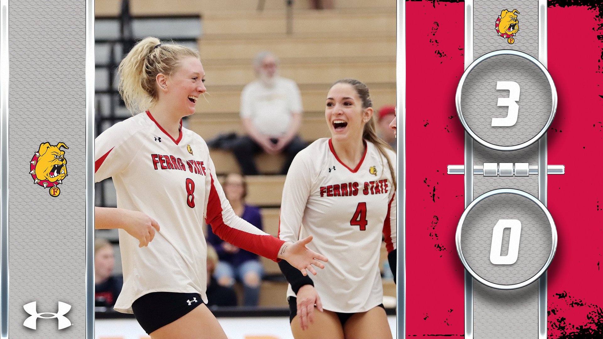 Ferris State Volleyball Caps Unbeaten Home Weekend With Sweep Over Purdue Northwest