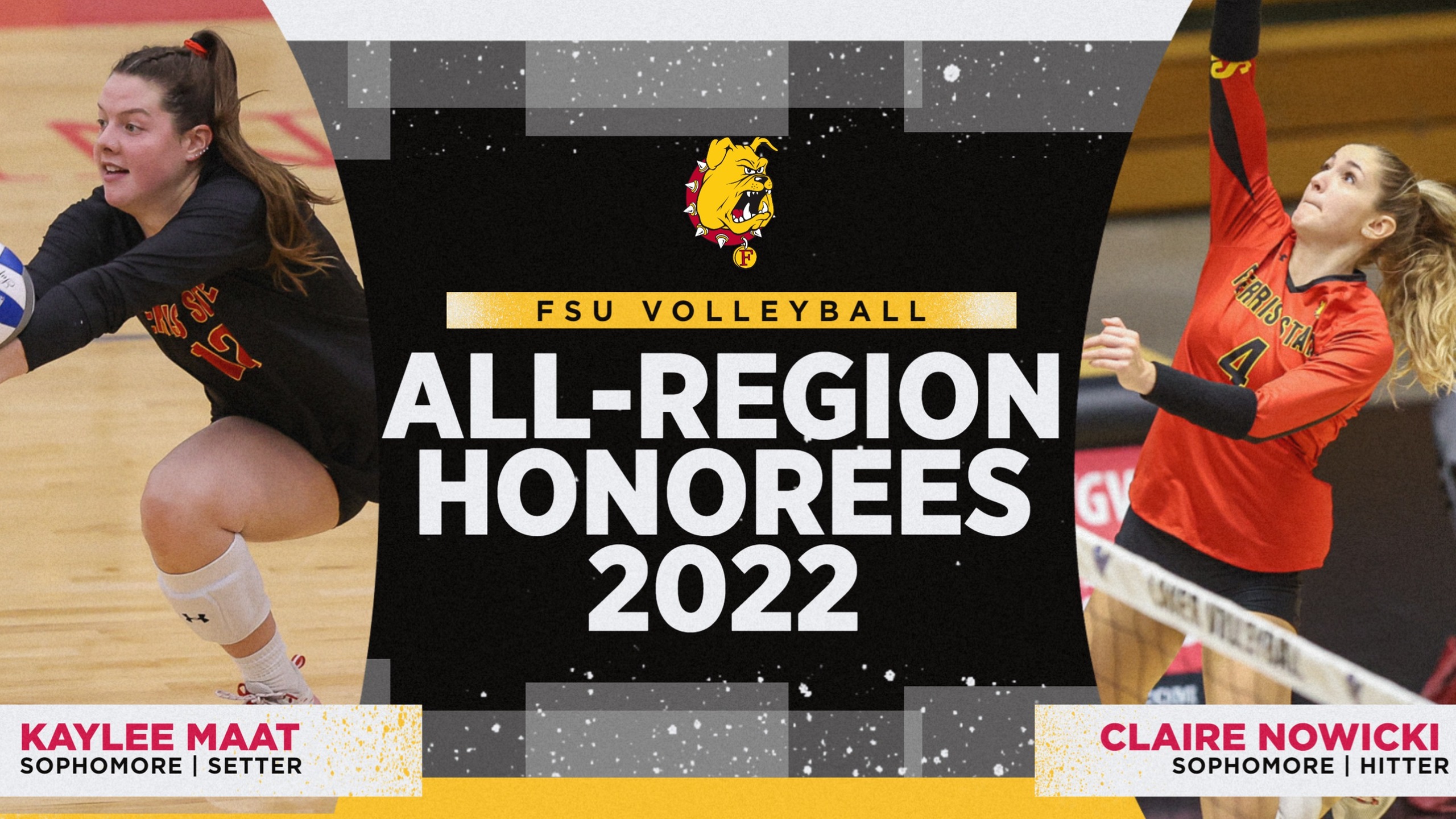Two Ferris State Volleyball Standouts Garner All-Region Recognition