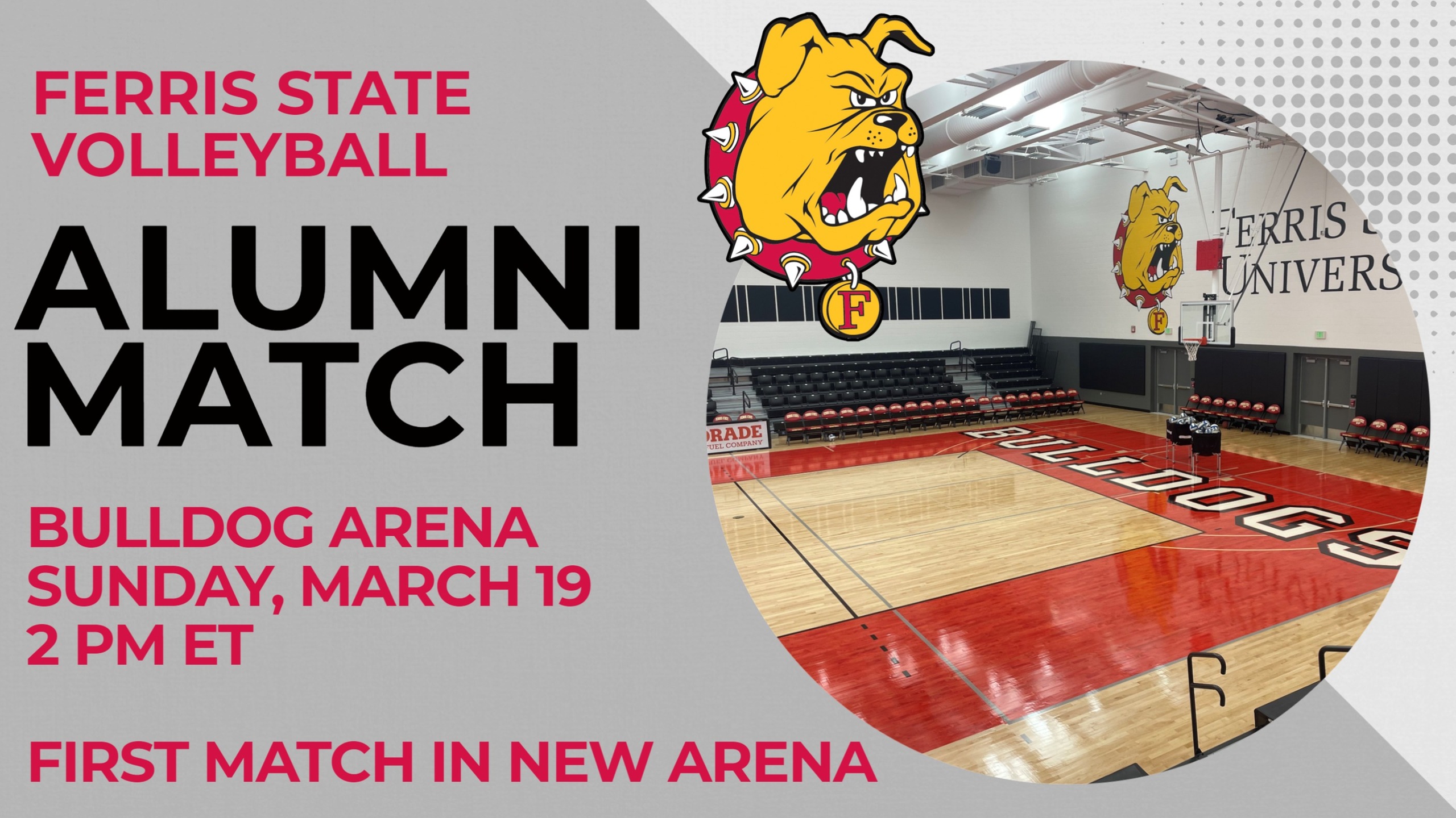 Ferris State Volleyball To Face Alumni Stars From Past In First Contest At Bulldog Arena This Sunday