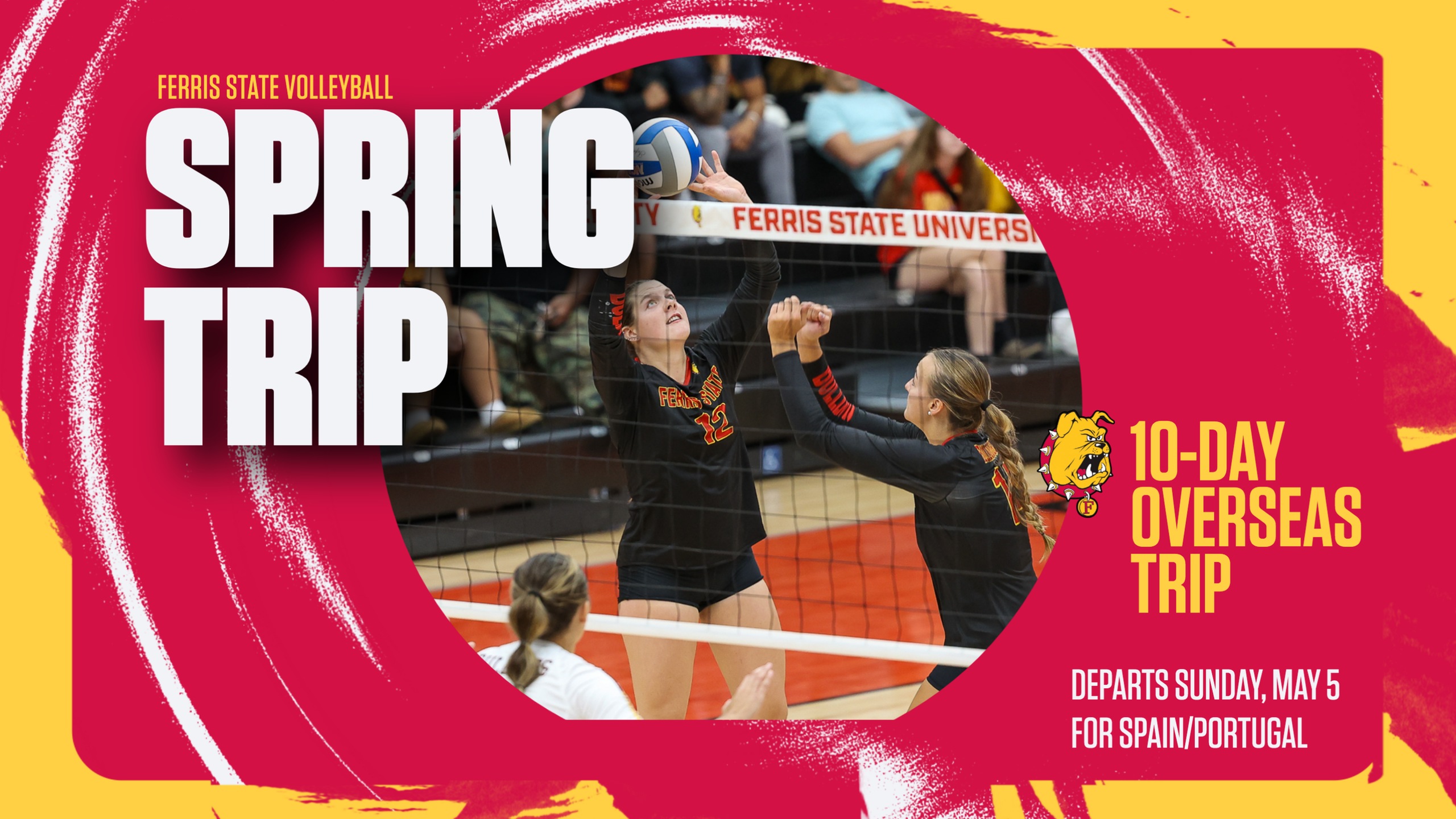 Ferris State Volleyball Departs For 10-Day Overseas Trip This Sunday!