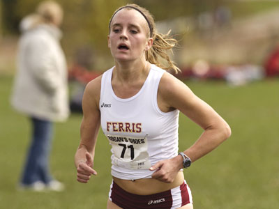 FSU's Tina Muir is shown competing in the Wisconsin-Parkside Lucian Rosa Invitational (Courtesy Photo)