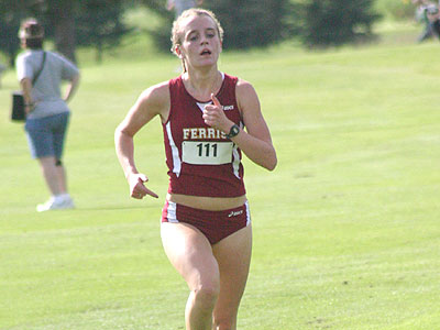 Ferris State women's cross country runner Tina Muir