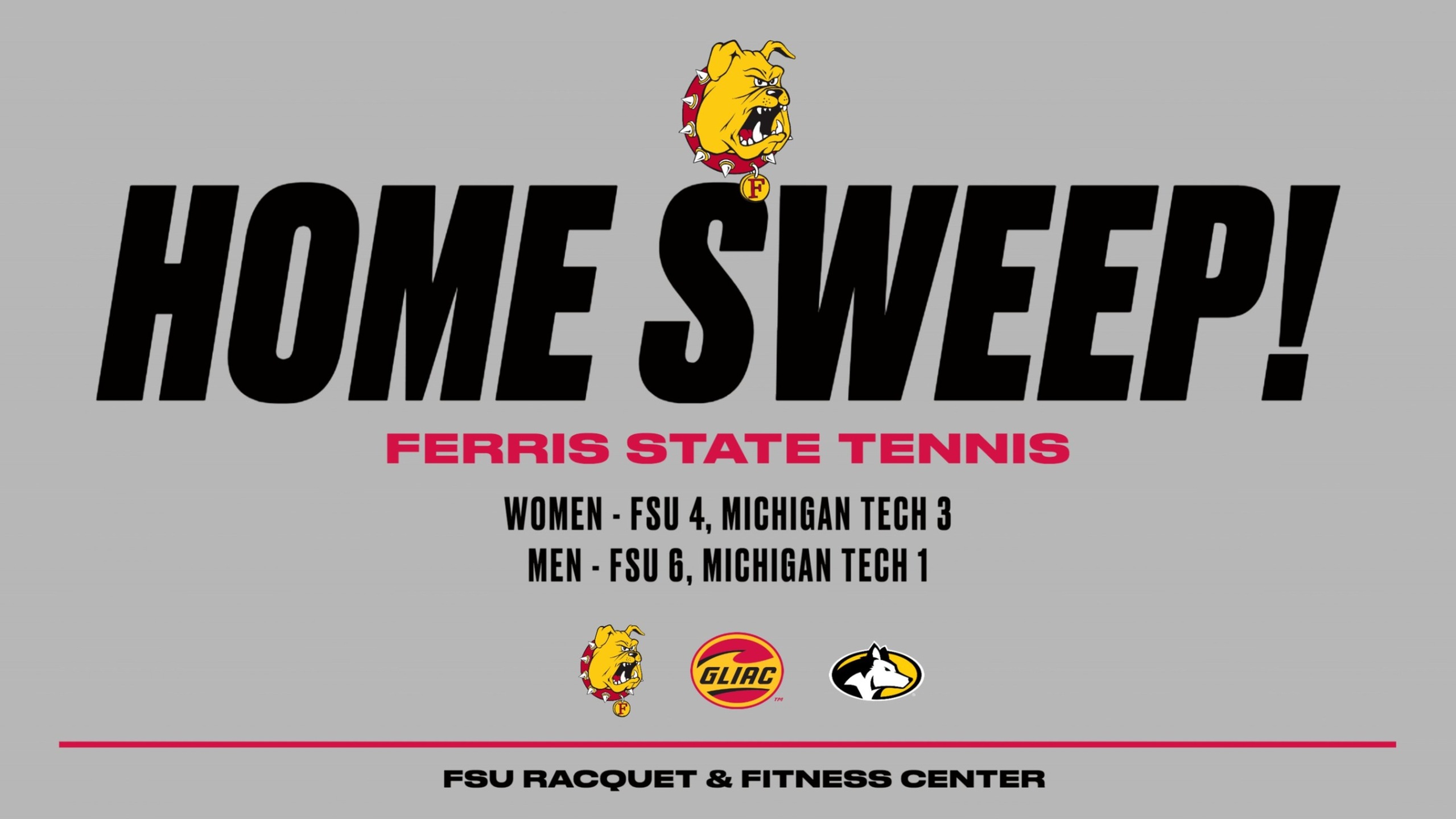 Home Sweep For Bulldog Tennis Teams As FSU Beats Michigan Tech On Friday