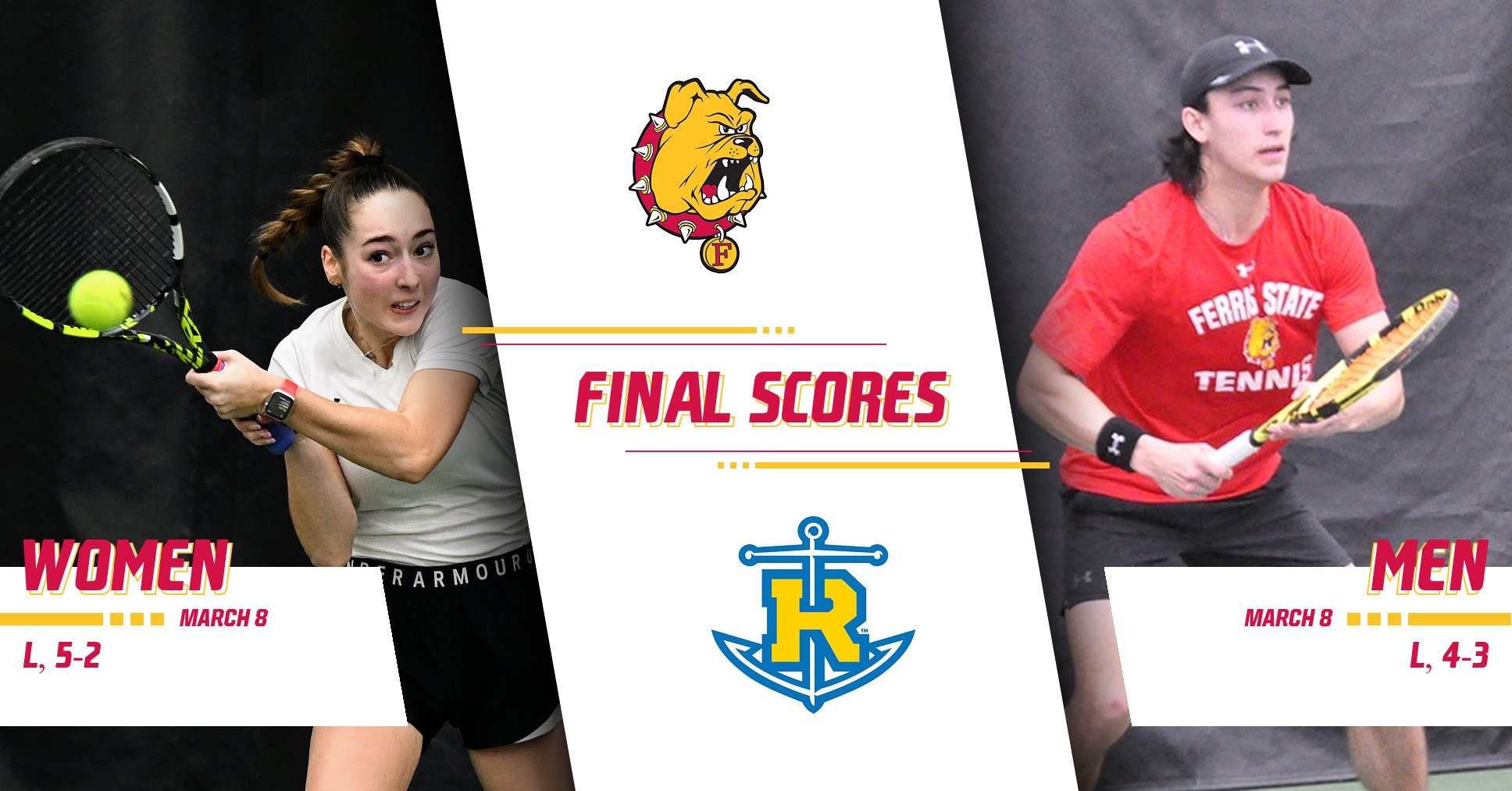 Bulldog Tennis Squads Give Rollins All It Can Handle In Florida Doubleheader