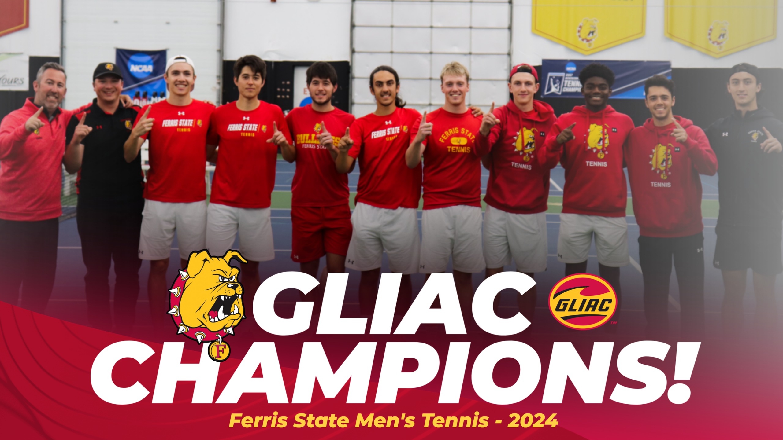 GLIAC CHAMPIONS! Ferris State Men's Tennis Earns 21st All-Time League Regular-Season Crown