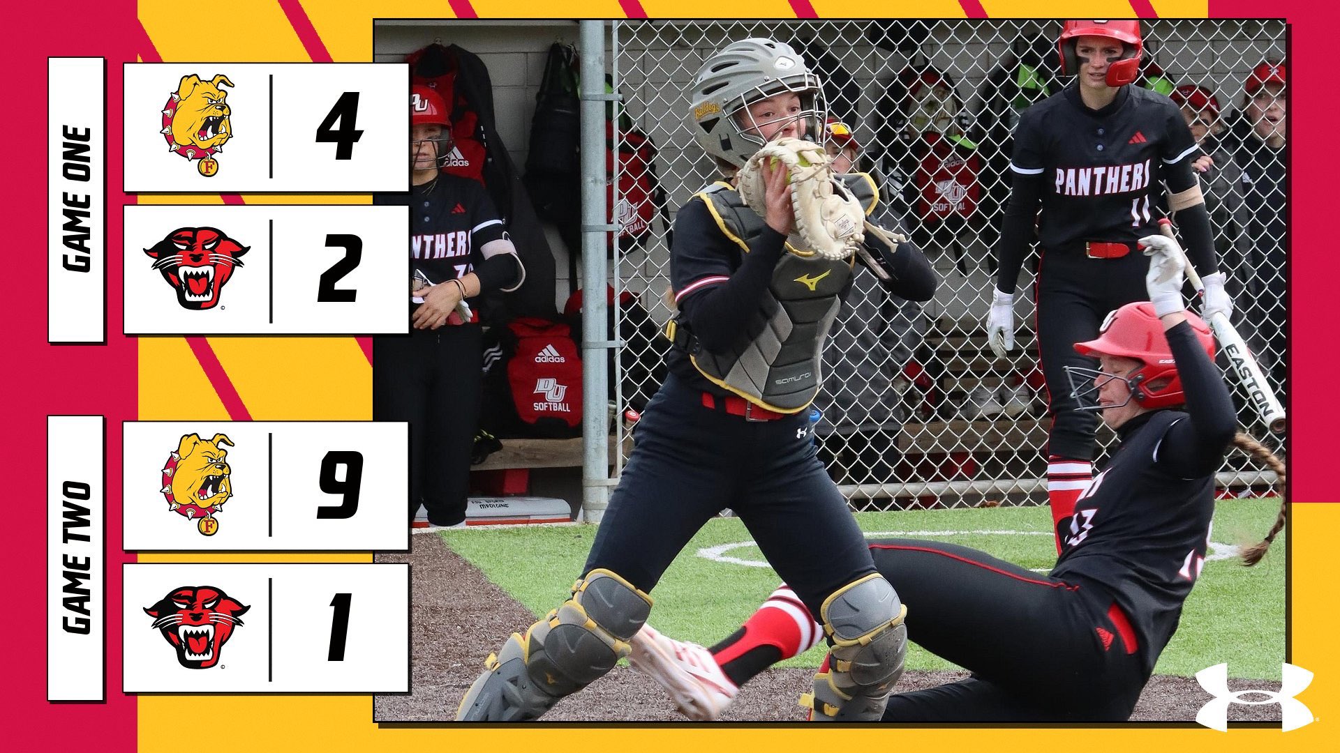 Ferris State Softball Sweeps Davenport In Strong GLIAC Road Performance