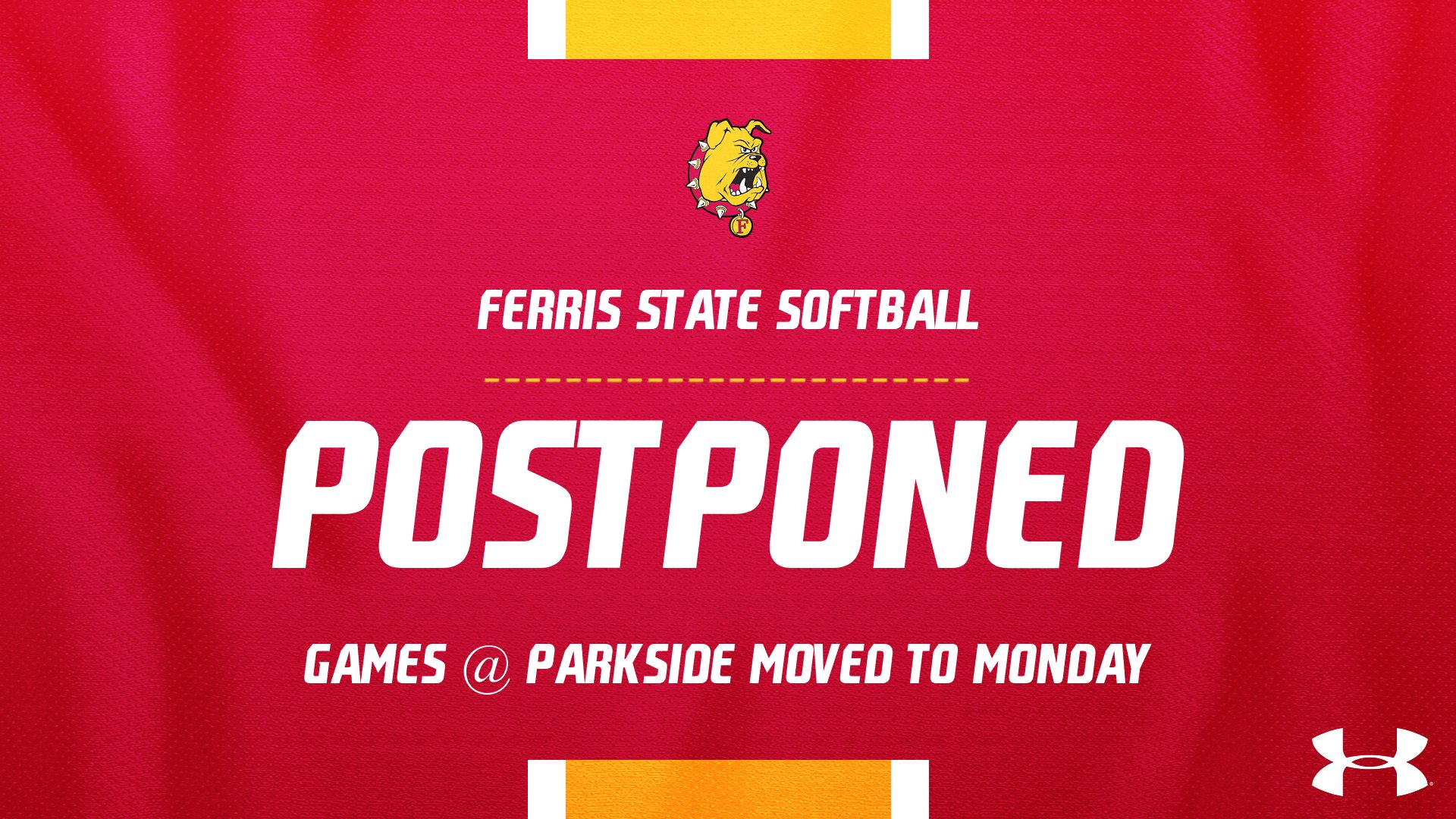 Ferris State Softball Games At Parkside Postponed To Monday Afternoon