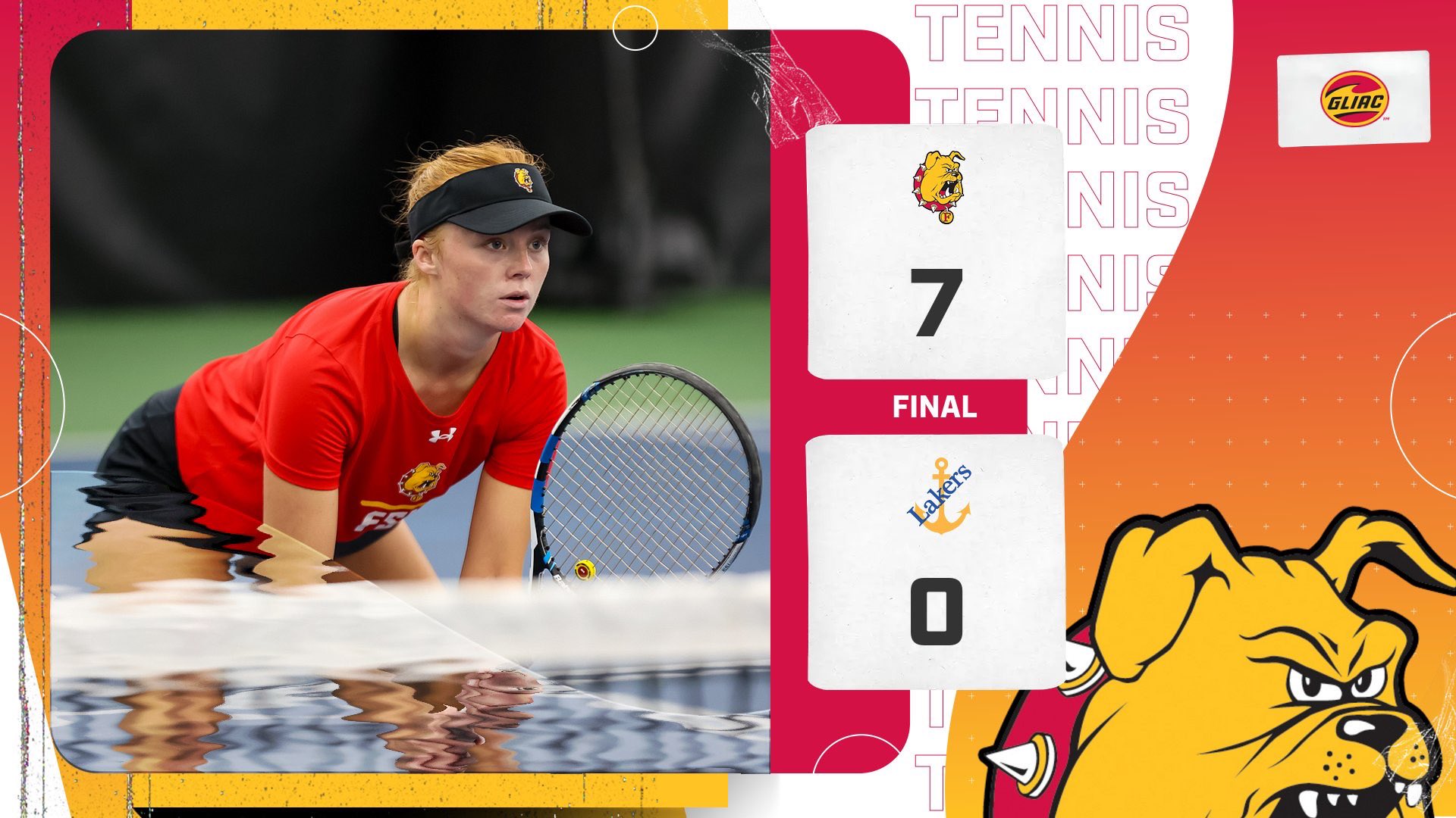 Ferris State Women's Tennis Closes Out Regular-Season With Big Win To Earn League's #2 Seed